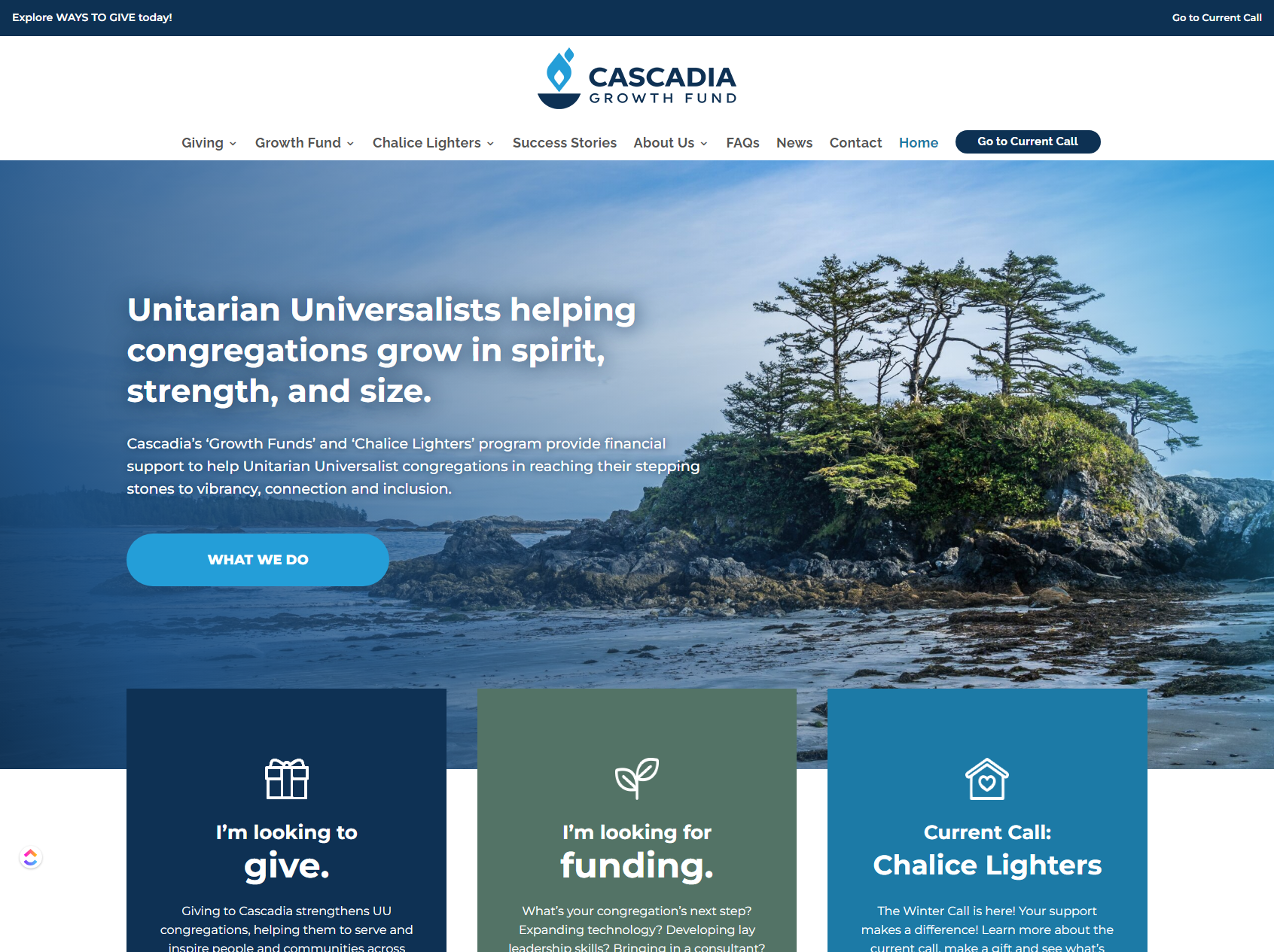 Cascadia Growth Fund Gets a New Online Appearance