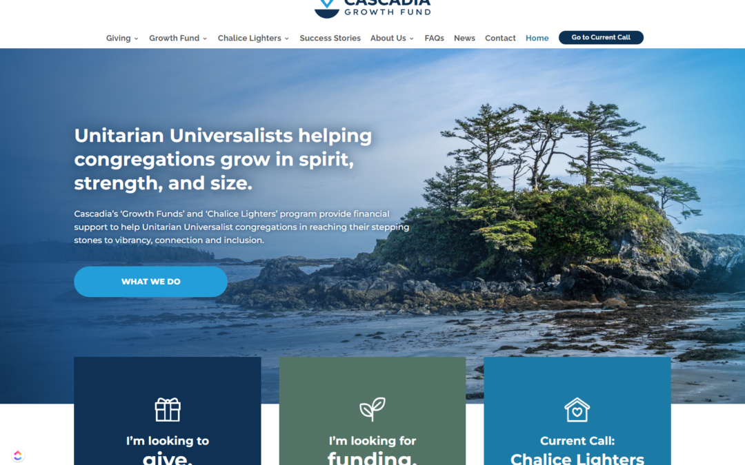 Cascadia Growth Fund Gets a New Online Appearance